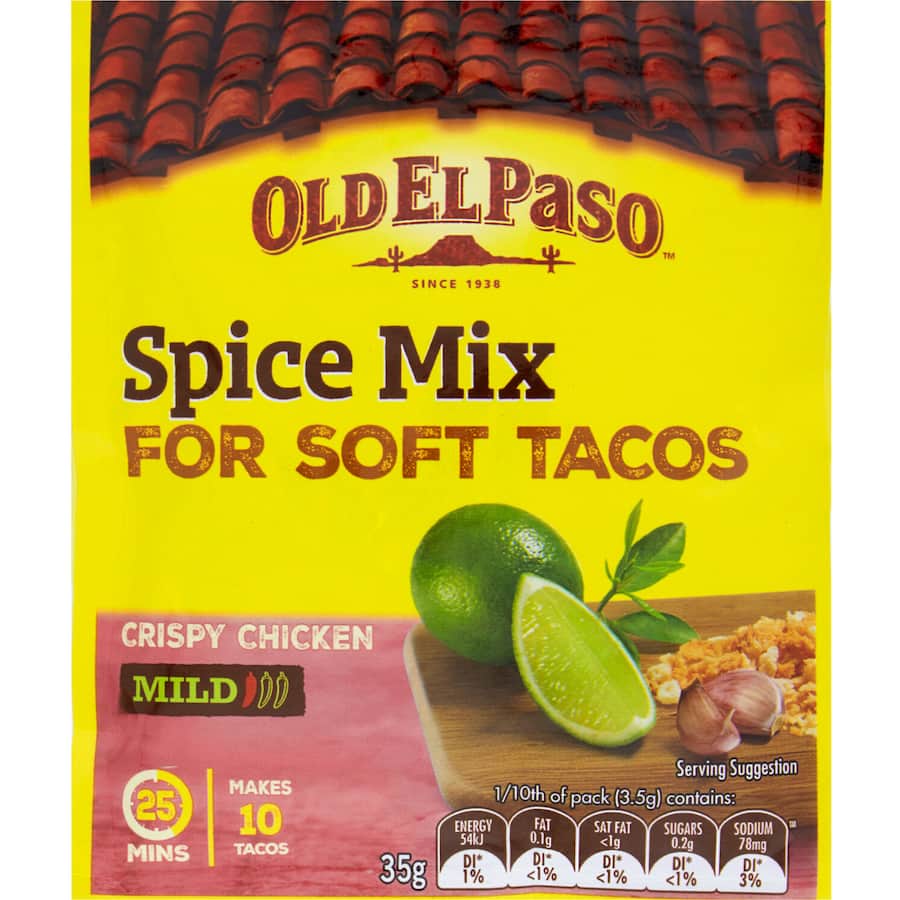 Old El Paso Spice Mix Crispy Chicken Sachet 35g