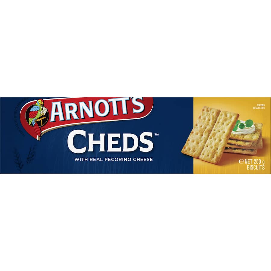 Arnotts Crackers Cheds Box 250g