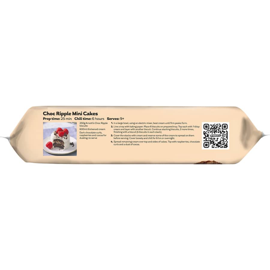 Arnott's Biscuit Chocolate Ripple 250g