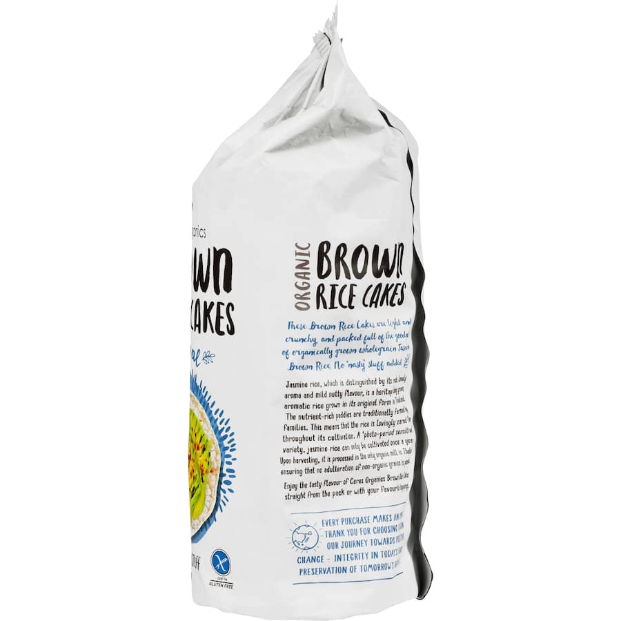 Ceres Organics Rice Cakes Brown With Salt 110g