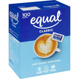 Equal Sugar Substitute Sachets Box 100pack