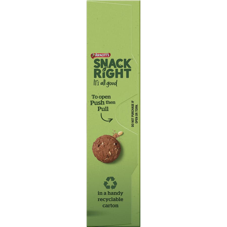 Arnotts Snack Right Biscuits Oaty Bites Cocoa & Oat 150g