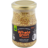 Woolworths Mustard Wholegrain 190g