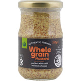Woolworths Mustard Wholegrain 190g