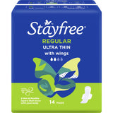 Stayfree Ultra Thin Pads Regular With Wings