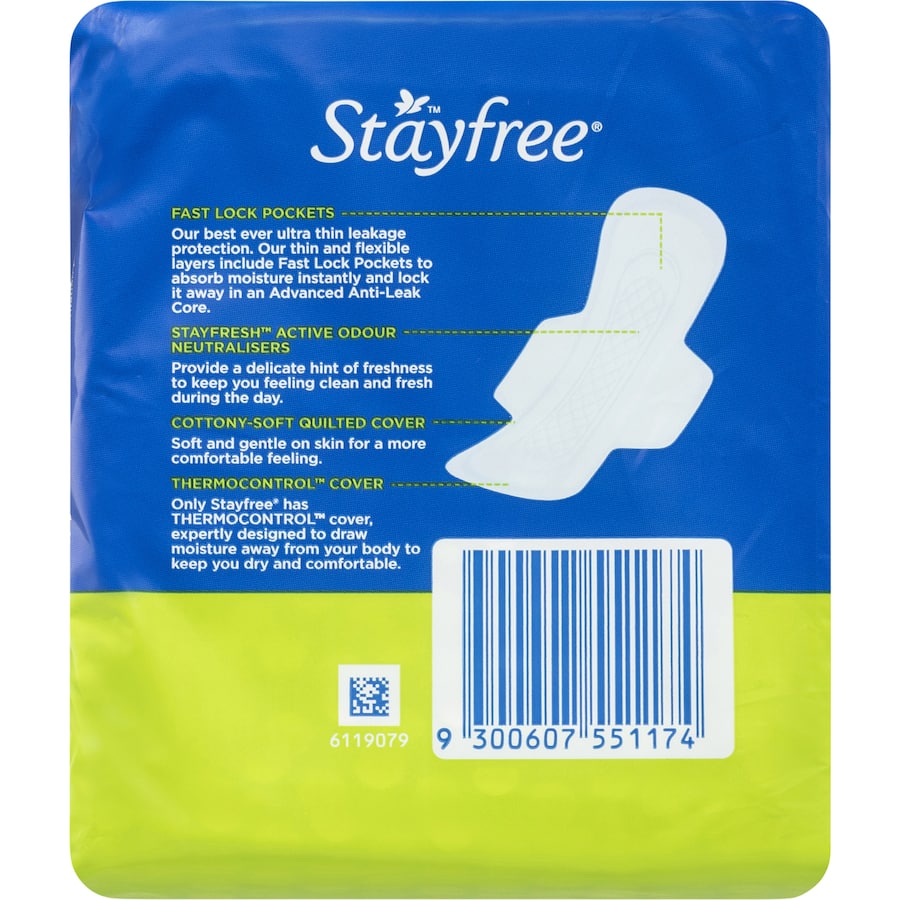 Stayfree Ultra Thin Pads Regular With Wings
