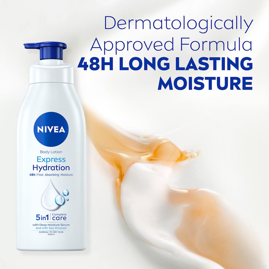 Nivea Body Lotion Express Hydration Pump 400mL