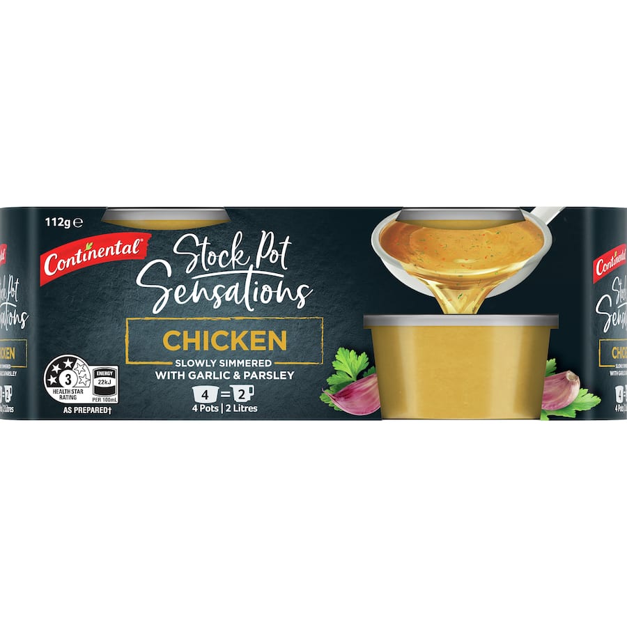 Continental Sensations Chicken Stock Pot Pack 4 x 28g