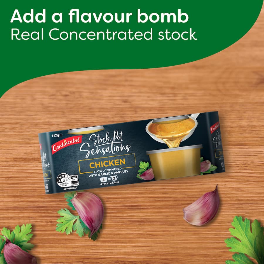 Continental Sensations Chicken Stock Pot Pack 4 x 28g