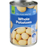 Woolworths Potatoes Whole Can 410g