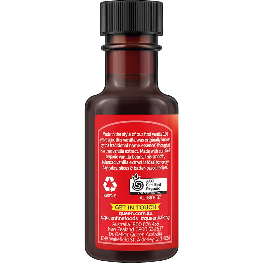 Queen Organic Vanilla Extract  50mL
