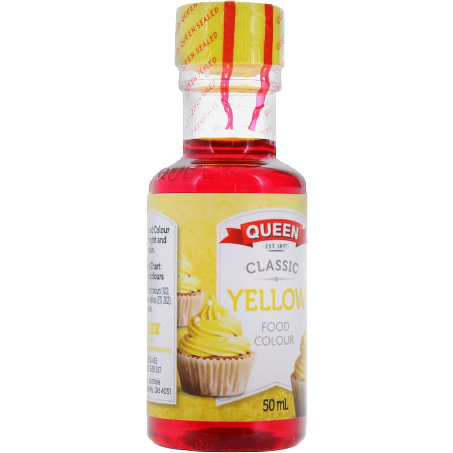 Queen Food Colour Yellow 50mL