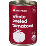 Essentials Peeled Tomatoes Whole Can 400g