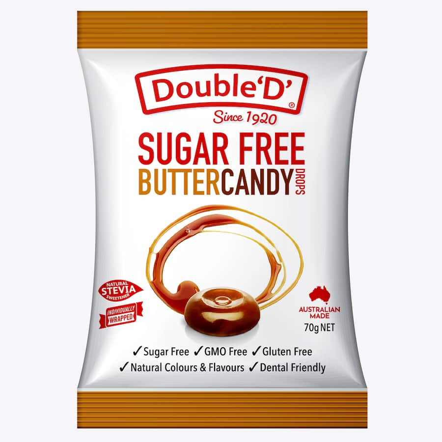 Double D Sweets Sugar Free Butter Candy 70g