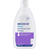 Benzac Ac Cleanser Facial Wash 5% 200mL