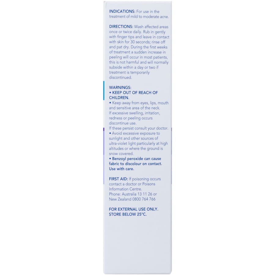 Benzac Ac Cleanser Facial Wash 5% 200mL