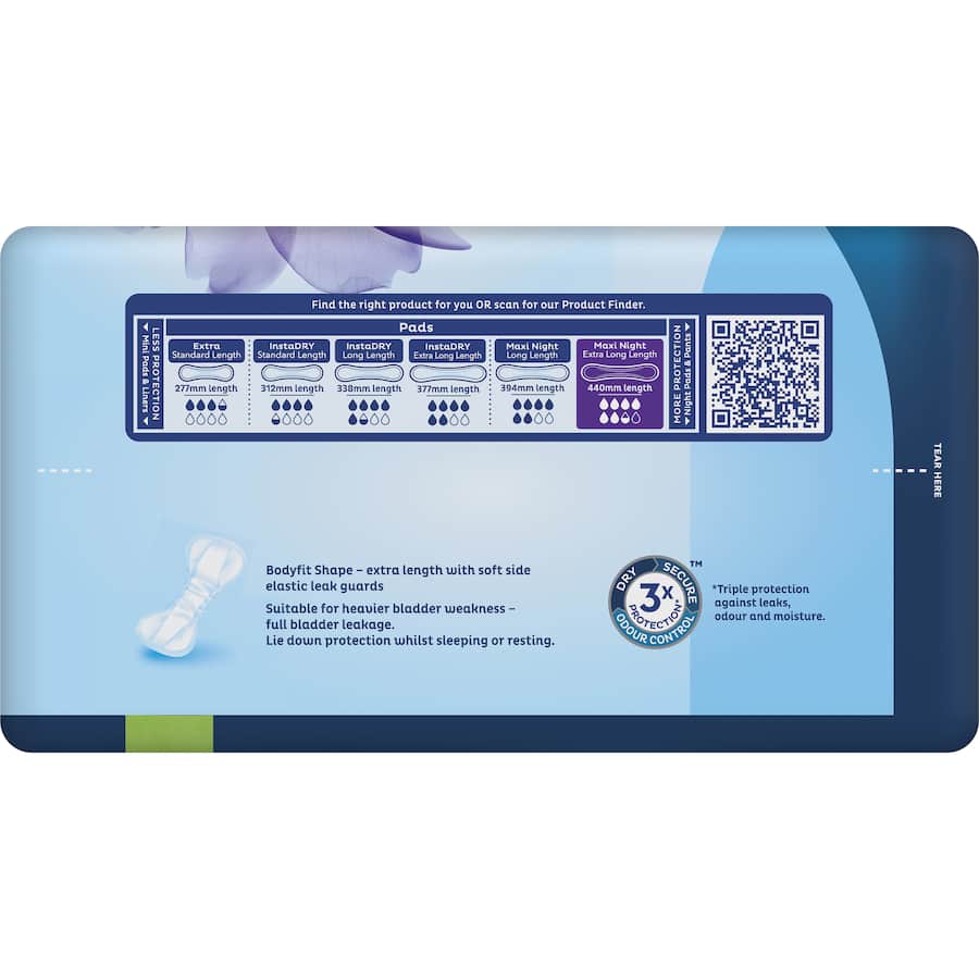 Tena Womens Incontinence Pads Day & Night Pads Super 14pack