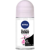 Nivea Black & White Invisible Roll On Deodorant Anti-perspirant Clear 50mL