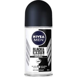 Nivea Men Black & White Roll On Deodorant Invisible Antiperspirant Original 50mL