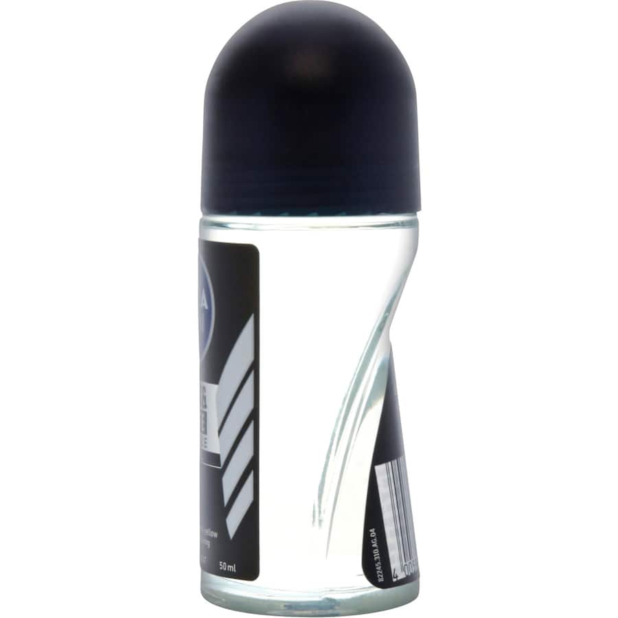 Nivea Men Black & White Roll On Deodorant Invisible Antiperspirant Original 50mL