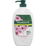 Palmolive Naturals Body Wash Moisturising Cherry Blossom Pump 1L