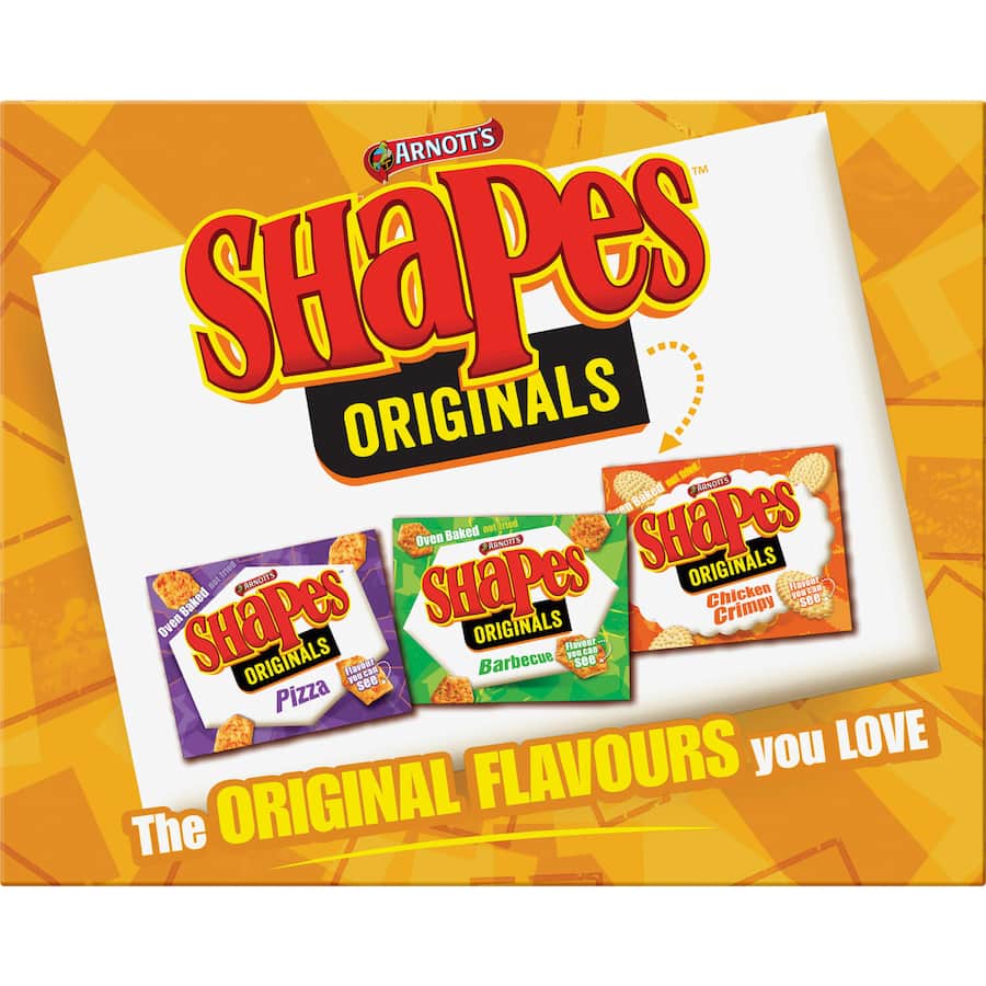Arnotts Shapes Crackers Cheddar 175g