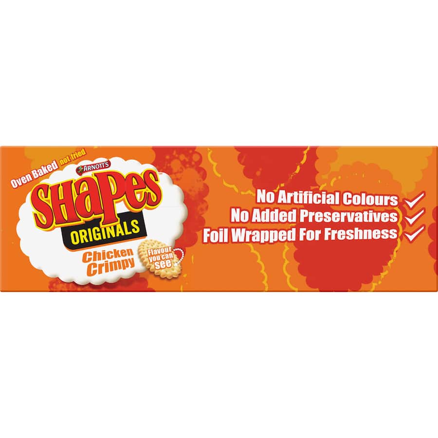 Arnotts Shapes Crackers Chicken Crimpy 175g