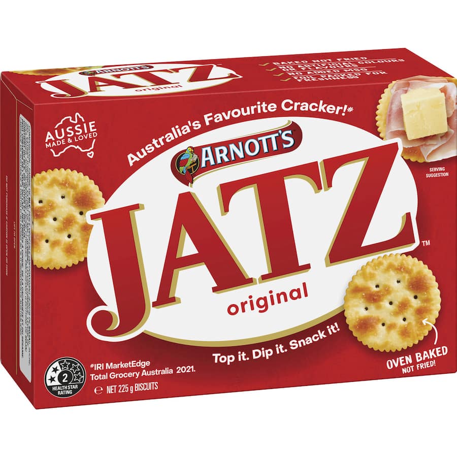 Arnotts Jatz Crackers Original Box 225g
