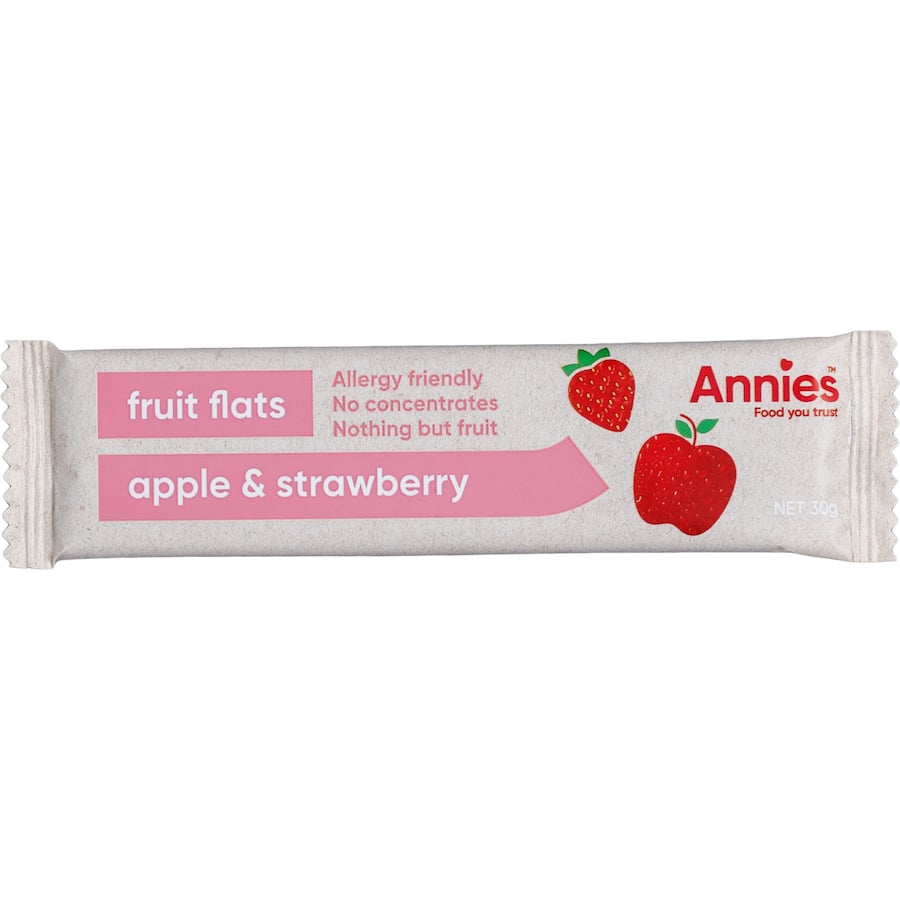 Annies Fruit Snack Apple & Strawberry 30g