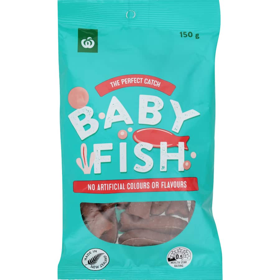 Woolworths Lollies Baby Fish 150g