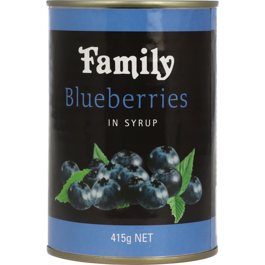 Family Blueberries In Syrup Can 415g