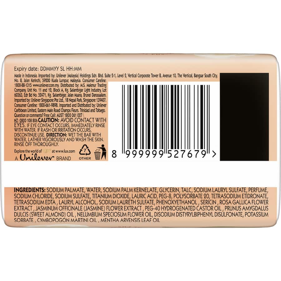Lux Bar Soap Velvet Touch 70g bars 4pack