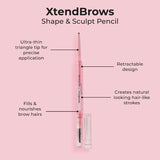 Mcobeauty Xtendbrows Eyebrow Pencil Medium/dark