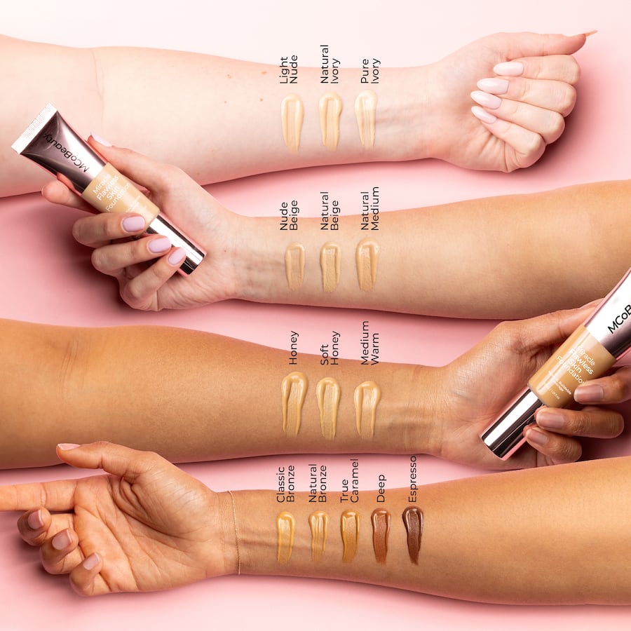 Mcobeauty Miracle Flawless Foundation Light Nude 30mL
