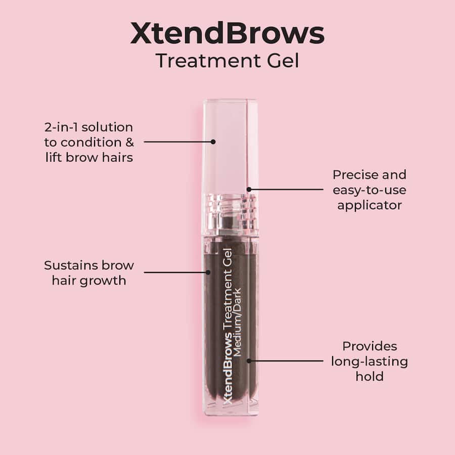 Mcobeauty Xtendbrows Treatment Gel Medium/dark