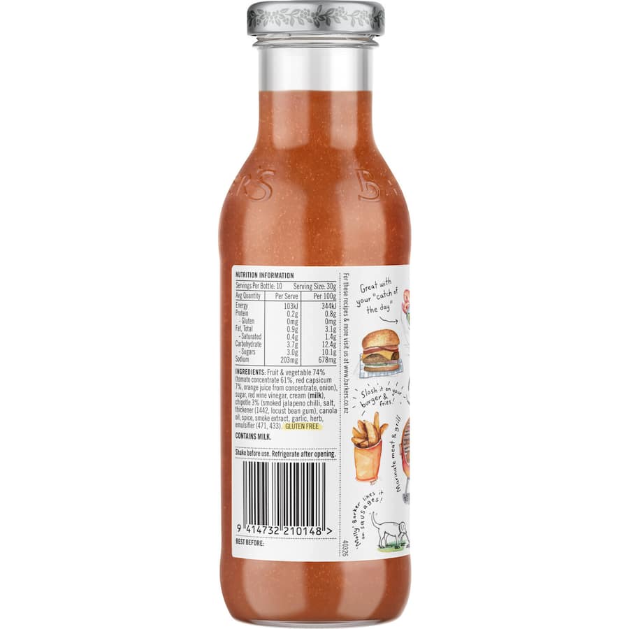 Barkers Chipotle Sauce  300g