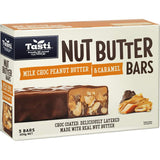 Tasti Choc Nut Bars Peanut Butter & Salted Caramel 5 pack 200g