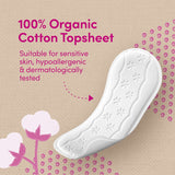 Carefree Organics Panty Liners Original 30pack