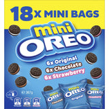 Oreo Mini Creme Filled Biscuits Variety Pack 18pk 367g