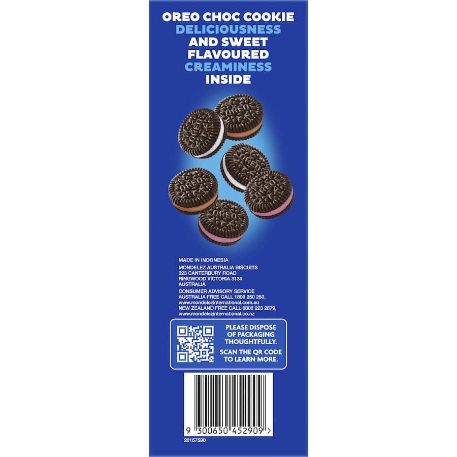 Oreo Mini Creme Filled Biscuits Variety Pack 18pk 367g