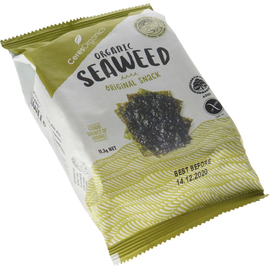 Ceres Organics Seaweed Snack Nori 11.3g