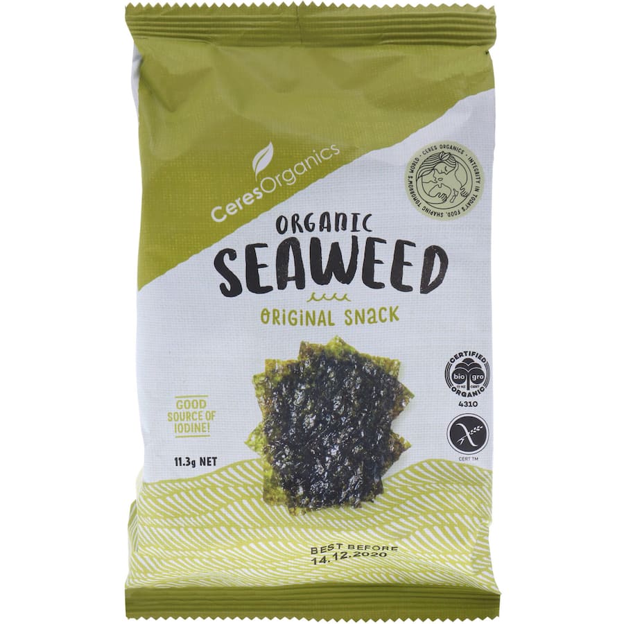 Ceres Organics Seaweed Snack Nori 11.3g