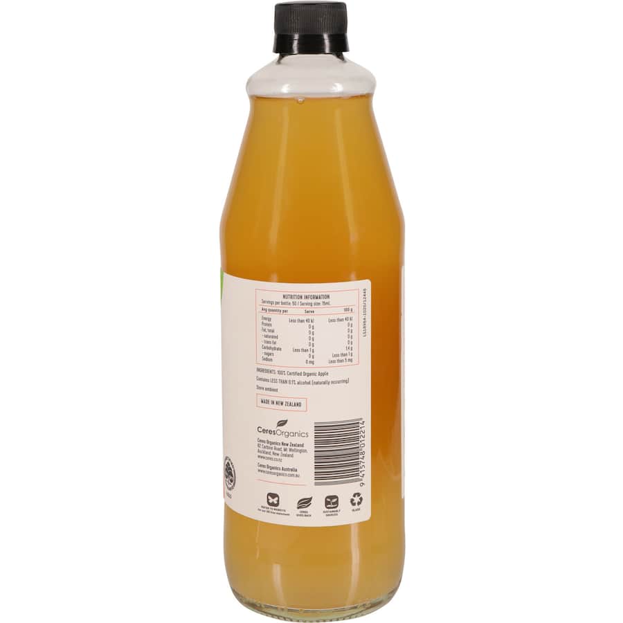 Ceres Organics Apple Cider Vinegar  750mL