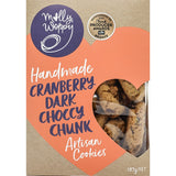 Molly Woppy Biscuits Cranberry Dark Choccy Chunk 185g