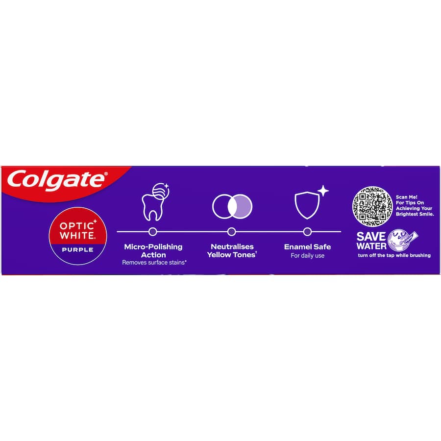 Colgate Optic White Toothpaste Purple 100g