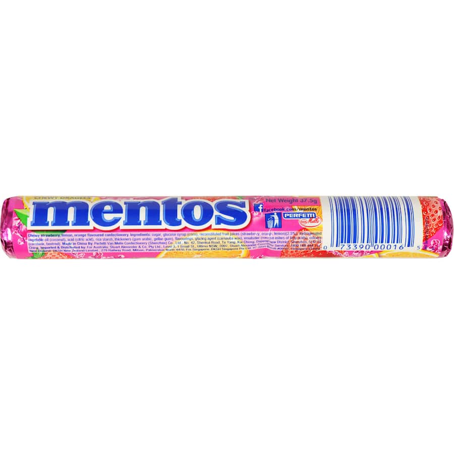 Mentos Sweets Fruit Stick 37.5g