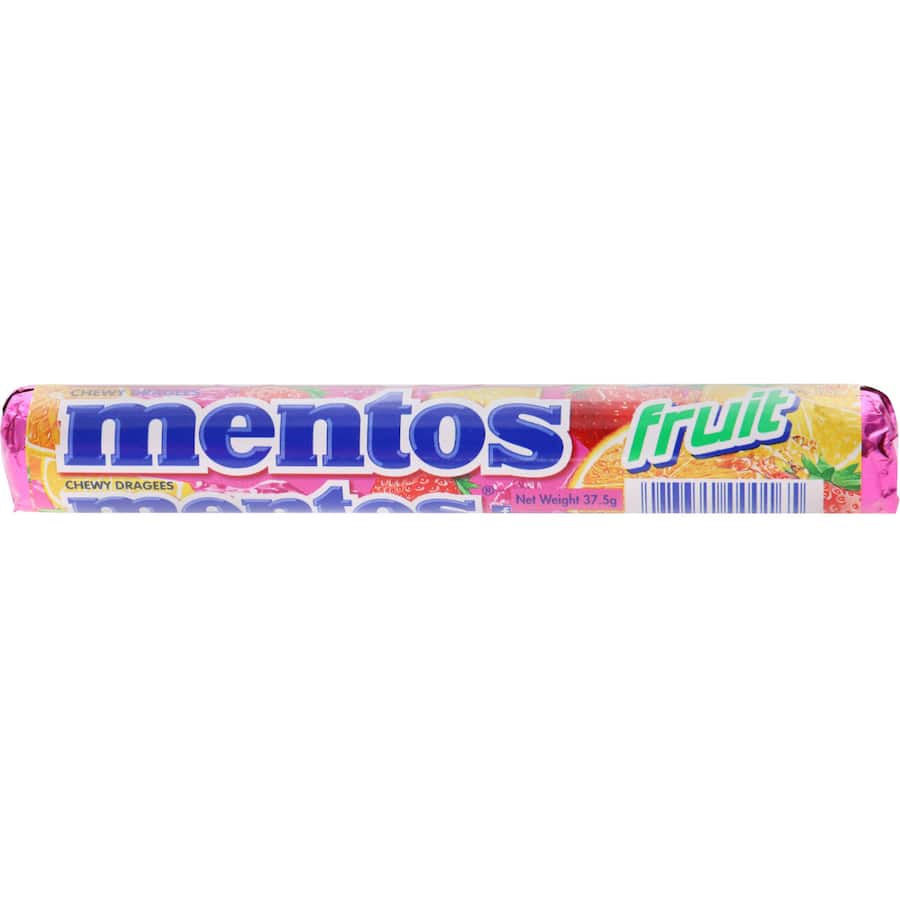 Mentos Sweets Fruit Stick 37.5g