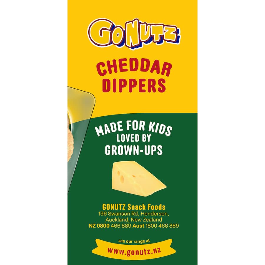 Gonutz Dippers Gluten Free Crackers & Cheese 114g
