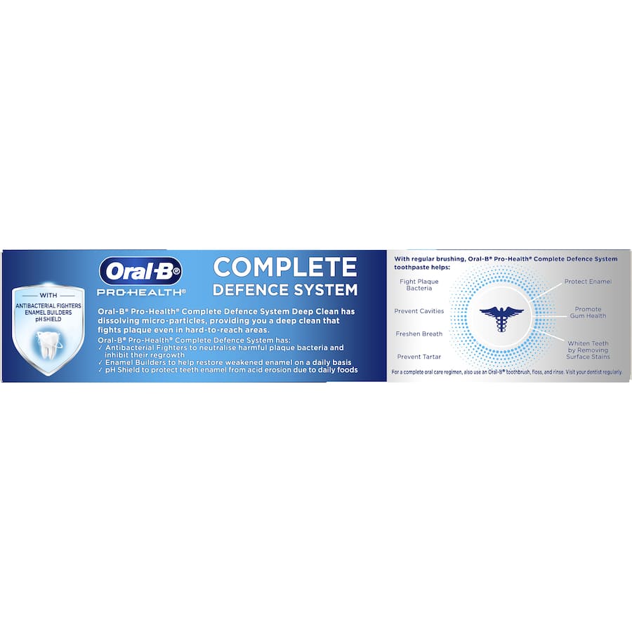 Oral B Pro Health Toothpaste Advanced Deep Clean 110g