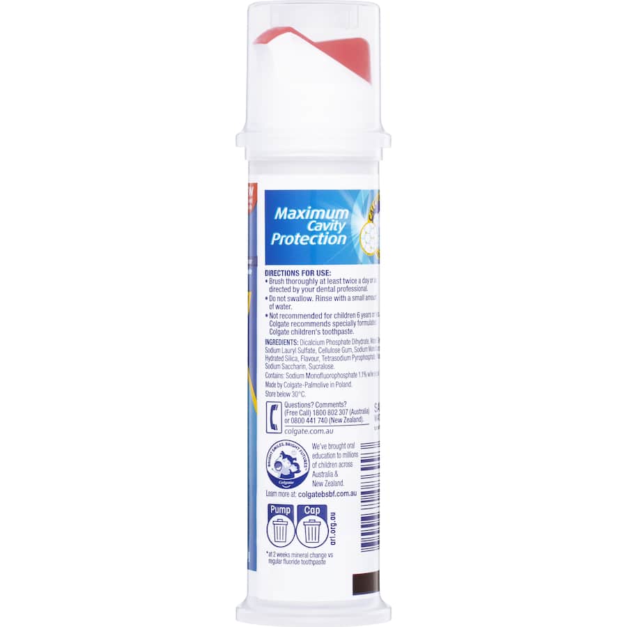 Colgate Cavity Protection Toothpaste Great Regular Flavour Pump Pump 130g